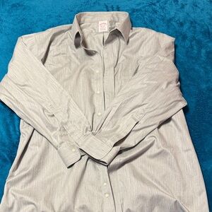 Brooks Brothers Light Gray Dress Shirt